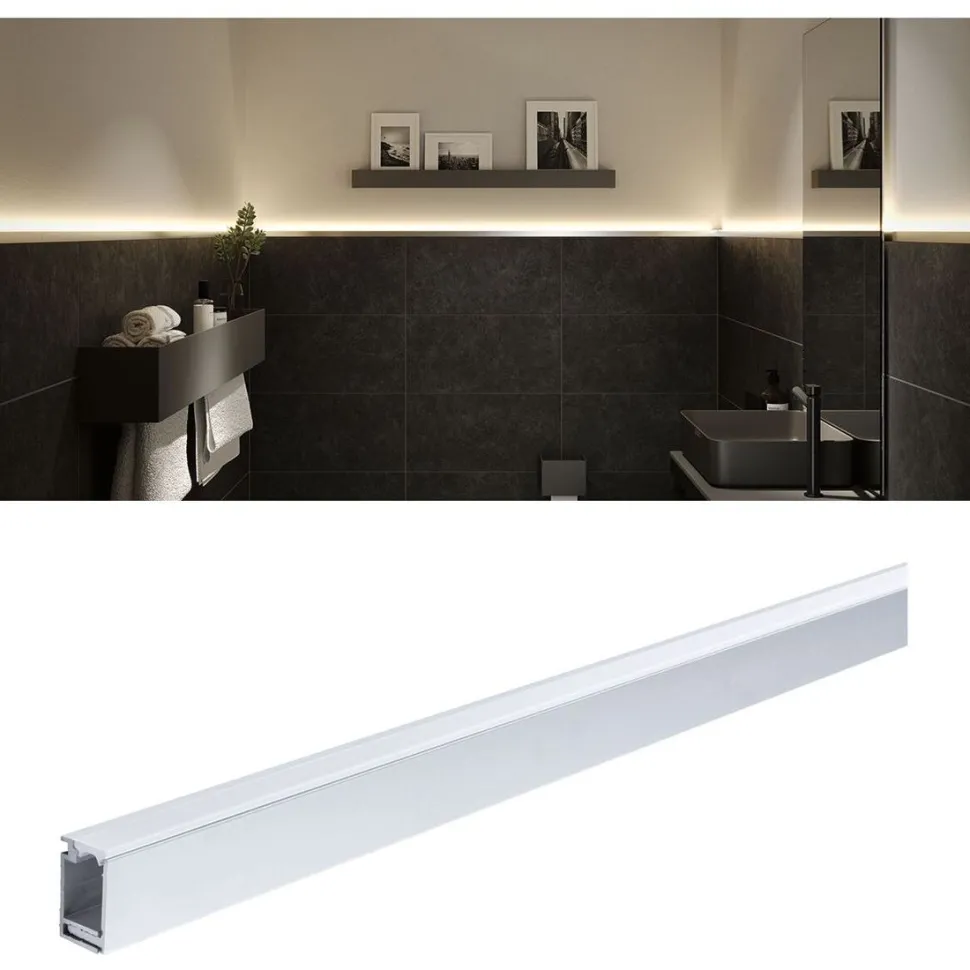 LED-profiili Paulmann LumiTiles, anodisoitu alumiini, eri kokoja