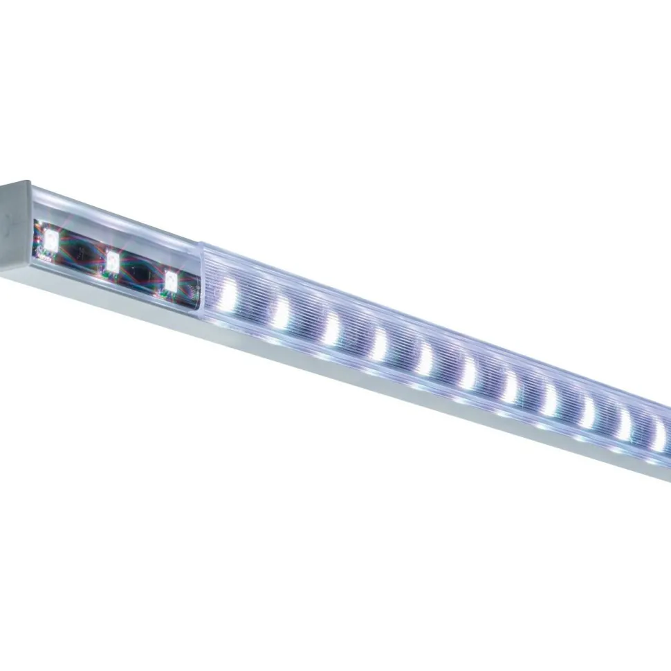LED-profiili Paulmann Square, alumiini/satiini, eri kokoja