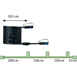 LED-puutarhaspotti Paulmann Plug & Shine Classic, IP65, 3000K, antrasiitti