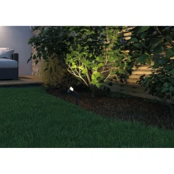 LED-puutarhaspotti Paulmann Plug & Shine Ito, IP65, 3000K, vaakasuuntainen säätö, antrasiitti