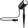 LED-puutarhaspotti Paulmann Plug & Shine Shira, Smart Home Zigbee 3.0, IP65, RGBW+, antrasiitti