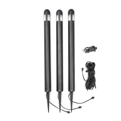 LED-puutarhavalosetti Konstsmide Amalfi 3-osainen 7452-750 3x0,6 W