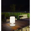 LED-pöytävalaisin Trio Lora Ø 130x205 mm valkoinen