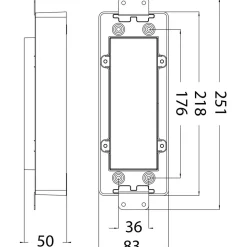 LED-saunavalaisin Airam Saunaled 180TRL 8W/827 312x182x66 mm himmennettävä IP65 tervaleppä