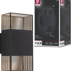 LED-seinävalaisin Paulmann Tharin, 120x104mm, IP44, 3000K, 2x3.7W