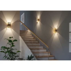 LED-seinävalaisin Paulmann Tharin, 120x104mm, IP44, 3000K, 2x3.7W