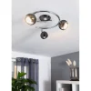 LED-Spottivalaisin Eglo Bimeda 3-osainen musta/nikkeli