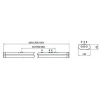 LED-teollisuusvalaisin Airam Optimus 600  mm IP44 25W/830 2500 lm