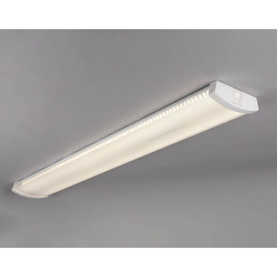 LED-teollisuusvalaisin Hide-a-lite Liteline Basic 1200 S tunnistimella 4000K IP44 valkoinen