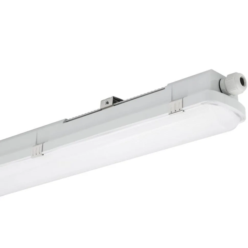 LED-teollisuusvalaisin Sylvania Resisto 55W 4000K IP66 1500mm läpijohdotettu harmaa