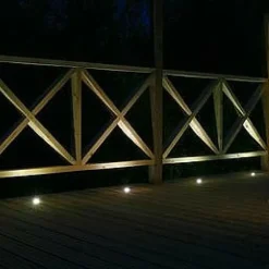 LED-terassivalosarja LED Energie 4x0,4W IP65/44 3000K hämäräkytkin