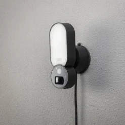 LED-tunnistinvalaisin Konstsmide Smartlight kameralla musta
