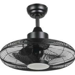 LED-tuuletinvalaisin Eglo Igeldo, musta