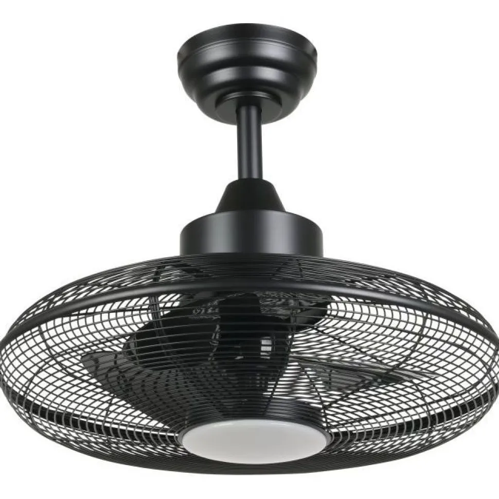 LED-tuuletinvalaisin Eglo Igeldo, musta