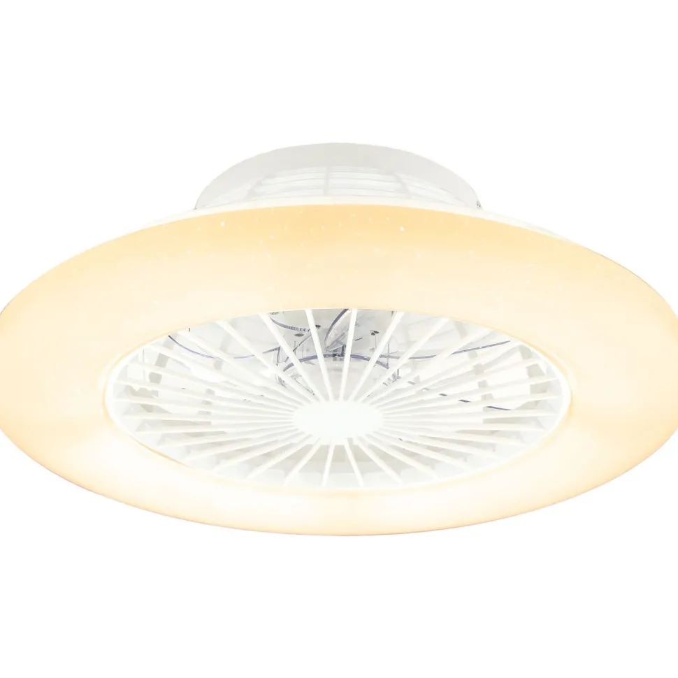LED-tuuletinvalaisin Globo Travo Ø50cm, 3000-6500K, eri värejä