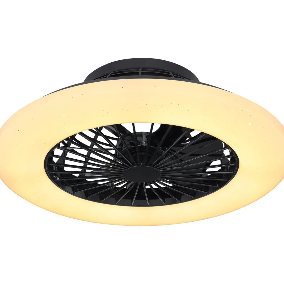 LED-tuuletinvalaisin Globo Travo Ø50cm, 3000-6500K, eri värejä