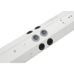 LED-työpistevalaisin Airam Handy 1100, 14W/830/840, 1100x74mm, 2-osainen pistorasia+kytkin, IP21, valkoinen/opaali