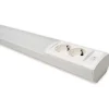 LED-työpistevalaisin Ensto Ami ALH122L450 6W/830/840 450 mm 2-osainen pistorasia + kytkin harmaa