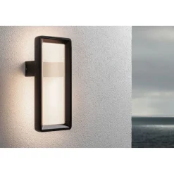 LED-ulkoseinävalaisin Paulmann Reana 176x107mm 3000K 2x3W 2x130lm hämäräohjattu liiketunnistin HF antrasiitti