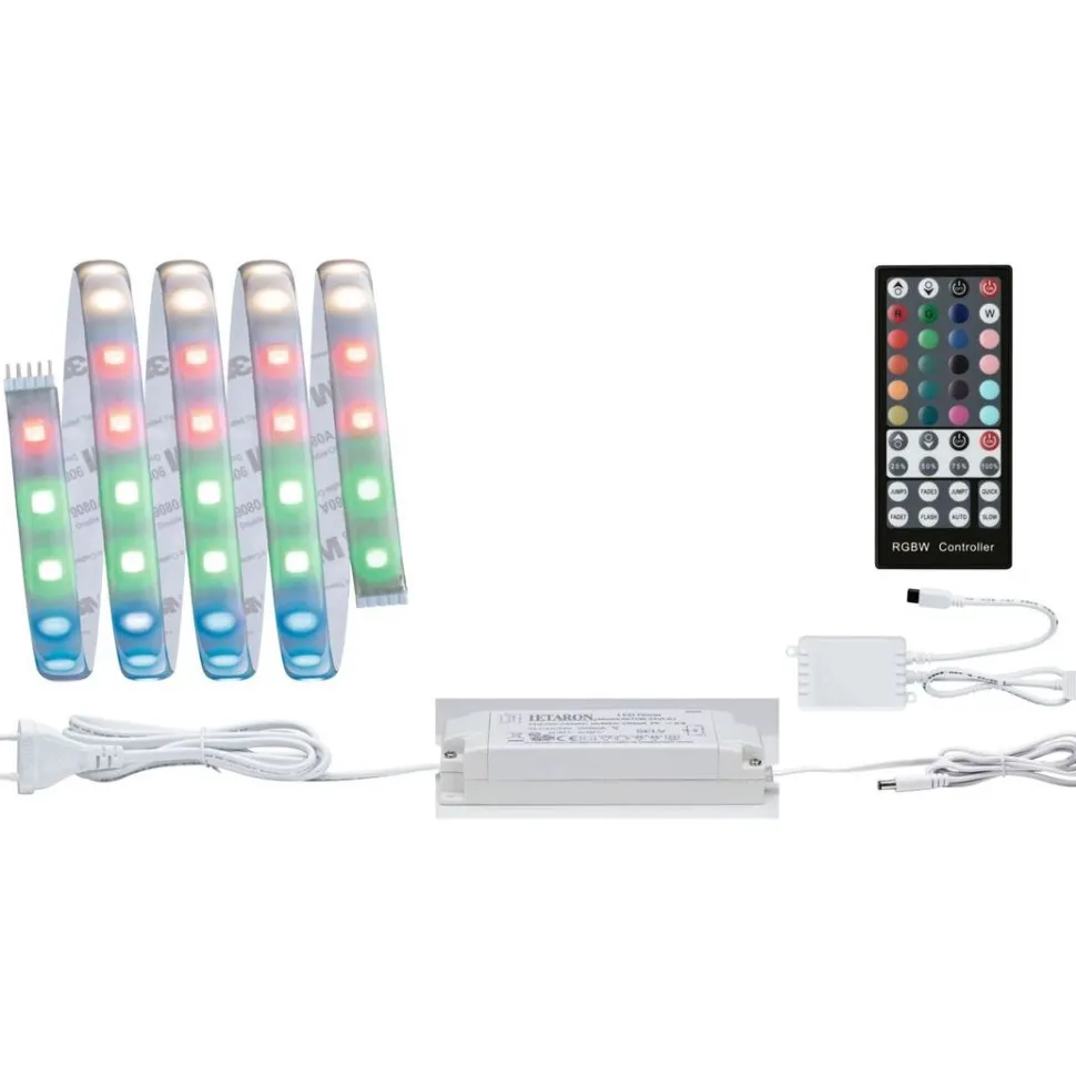 LED-valonauha Paulmann MaxLED 500, aloituspakkaus, 1.5m, IP44, 18W, 440lm/m, RGBW+, 36VA