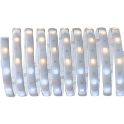 LED-valonauha Paulmann MaxLED 250, aloituspakkaus, IP44, 230lm/m, säädettävä värilämpötila, 24VA, eri kokoja