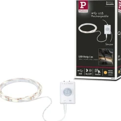 LED-valonauha Paulmann, paristokäyttöinen, 1m, 1.4W, 140lm/m, 3000K, liiketunnistin