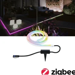 LED-valonauha Paulmann Plug & Shine Smooth, 2m, Smart Home Zigbee 3.0, IP67, RGBW+, valkoinen