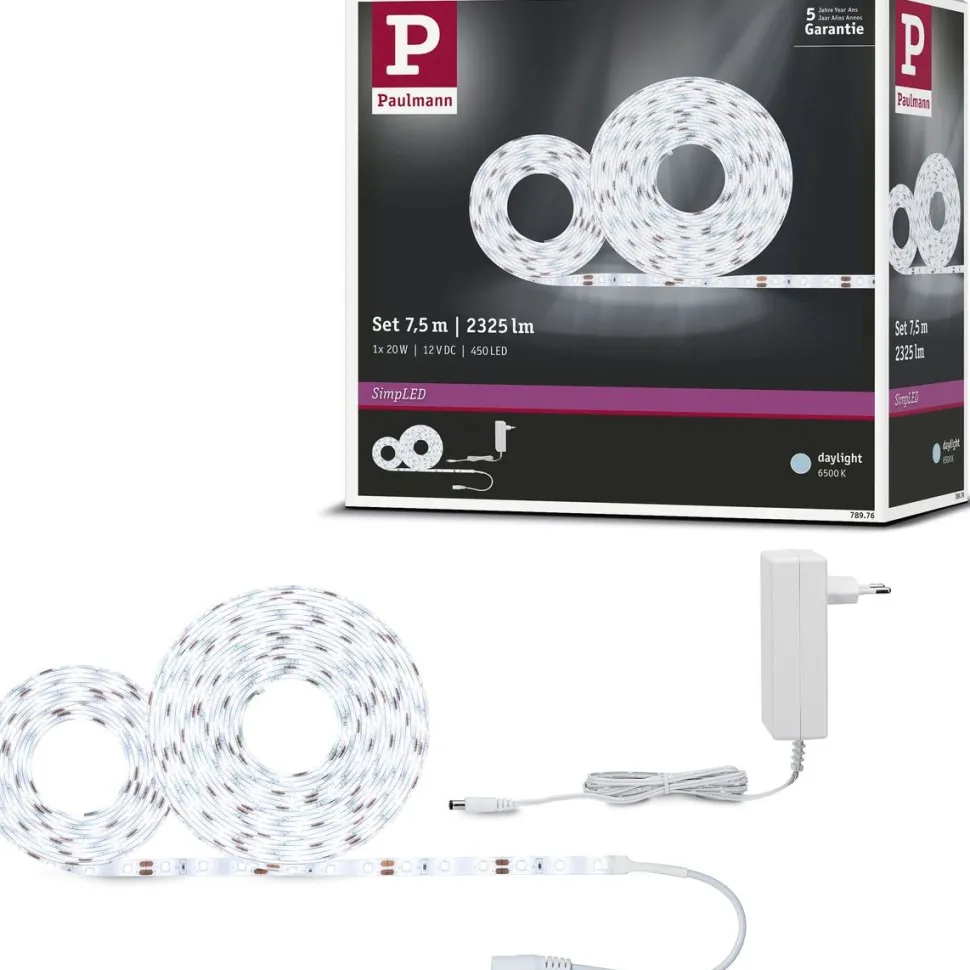 LED-valonauha Paulmann SimpLED, 260lm/m, 60LEDs/m, 6500K, eri kokoja