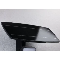 LED-valonheitin aurinkokennolla Paulmann Solar Flotas, hämäräohjattu liiketunnistin (HF), IP65, 3000K, 700lm, antrasiitti