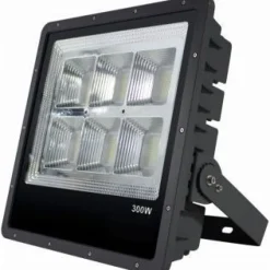 LED-valonheitin FTLIGHT Work Platinum 300 W 4500 K 490x481x107 mm musta