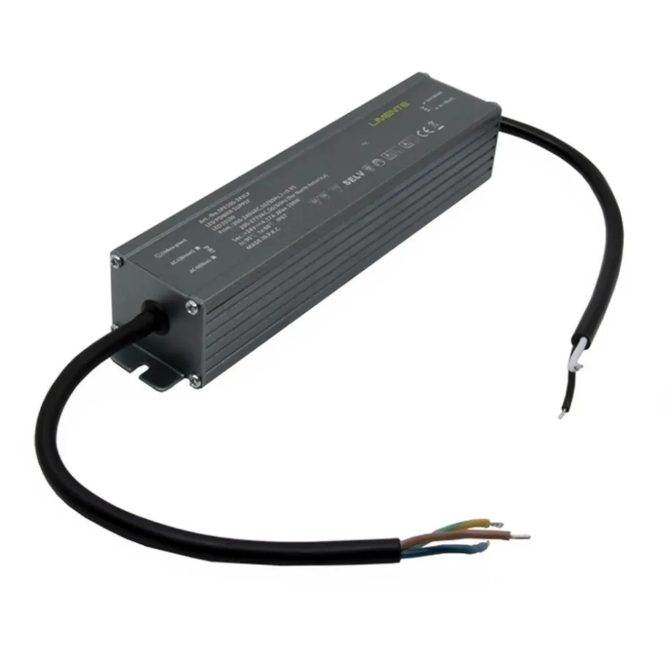 LED-virtalähde Limente 24V 100W IP67 ulkokäyttöön
