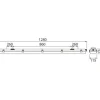LED-yleisvalaisin Airam Generic IP65 2x18W 1280mm valkoinen