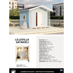 Leikkimökki Luoman Lillevilla 30 Satakieli, 3.2m²