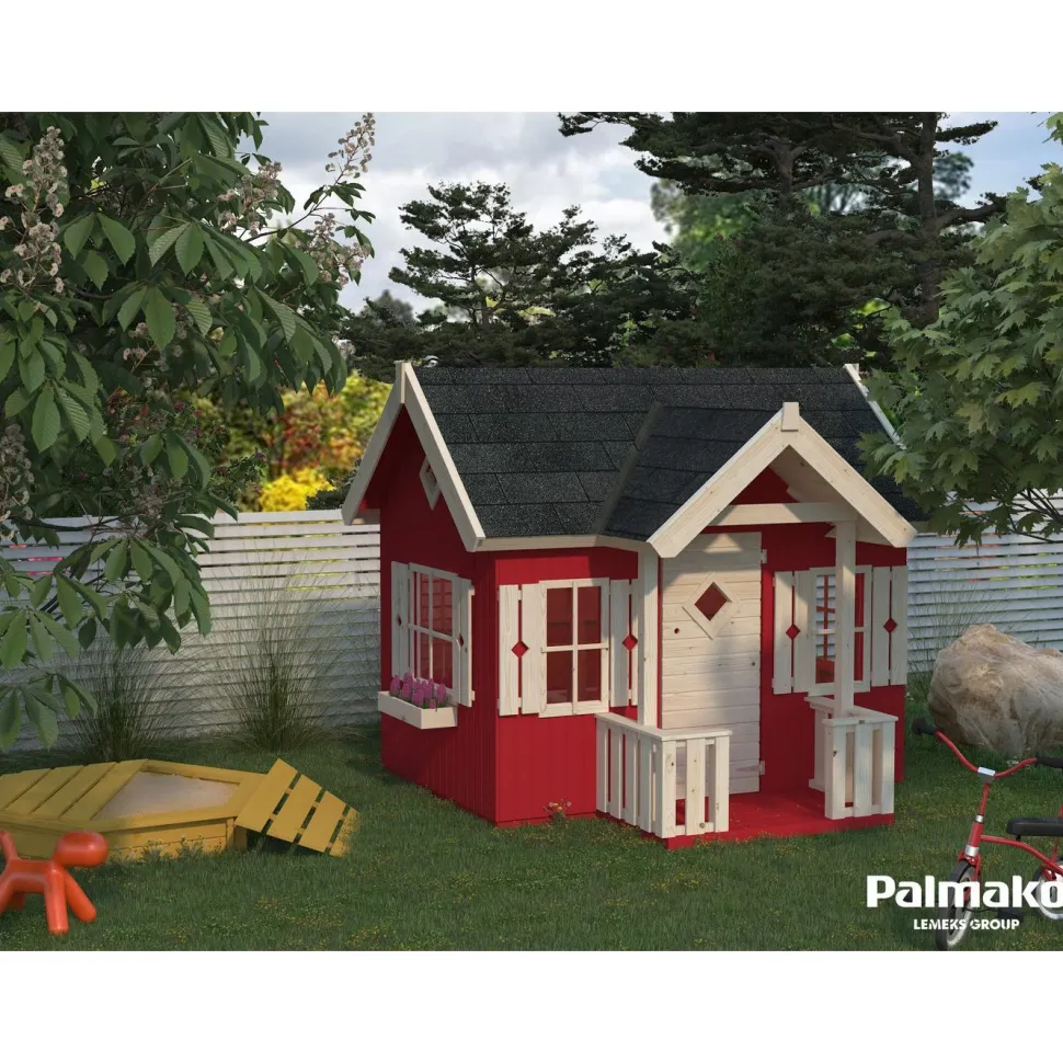 Leikkimökki Palmako Jennie 3,6 m²
