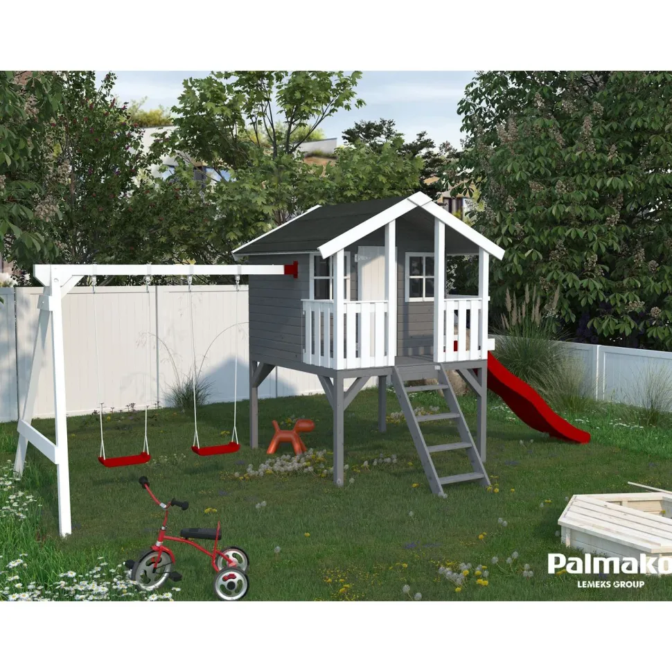 Leikkimökki Palmako Toby sis.keinusetin 2,1 m²