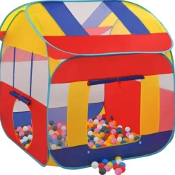 Leikkiteltta 123x120x126 cm 550 pallolla eri värejä