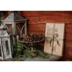 Leikkuulauta EcoFurn 60 x 40 x 5 cm saarni pellavaöljytty