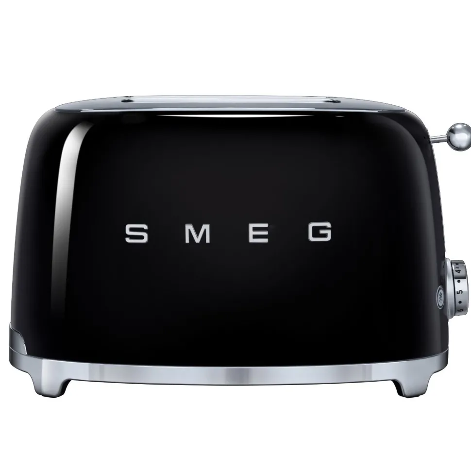 Leivänpaahdin Smeg TSF01BLEU 2-viipaleen musta