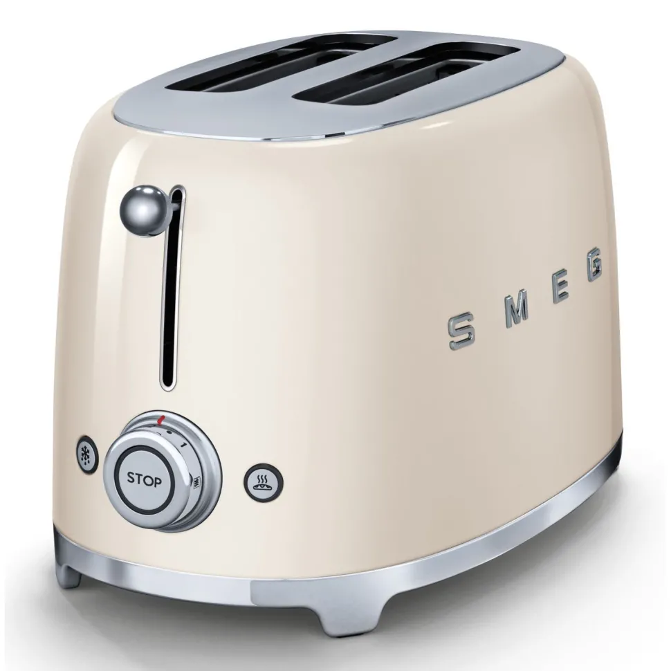 Leivänpaahdin Smeg TSF01CREU 2-viipaleen kerma