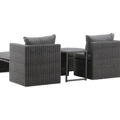 Lepotuolisetti Venture Home Quad harmaa