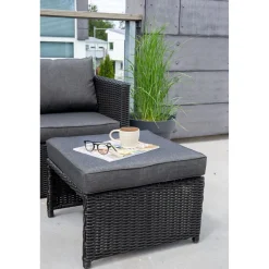 Lepotuolisetti Venture Home Quad harmaa