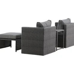 Lepotuolisetti Venture Home Quad harmaa