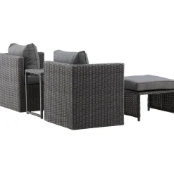 Lepotuolisetti Venture Home Quad harmaa