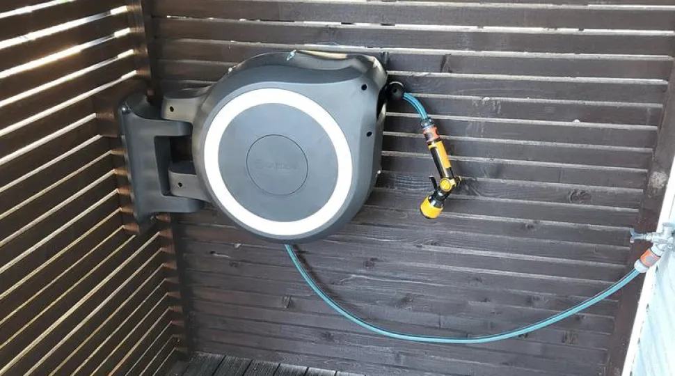 Letkukela Gardena Rollup XL 35 m valkoinen