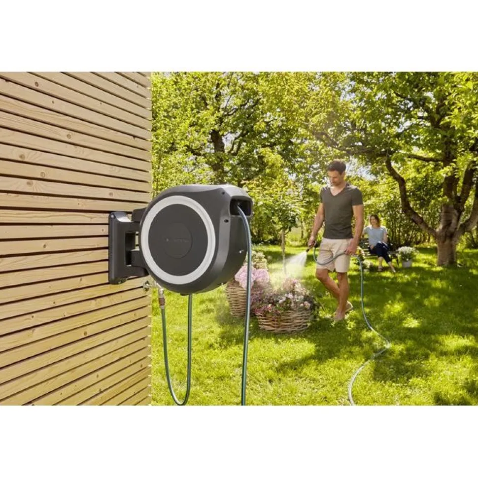 Letkukela Gardena Rollup XL 35 m valkoinen
