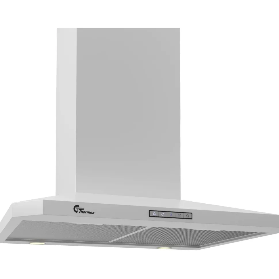 Liesikupu Thermex Decor 787 600 mm ulkoiselle moottorille valkoinen