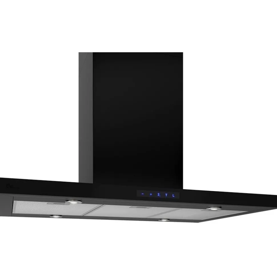 Liesikupu Thermex Harwich II 900mm kattoon ulkoiselle moottorille musta