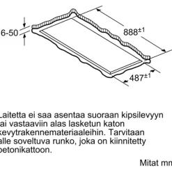 Liesituuletin Bosch Serie 6 DRC97AQ50 90 cm teräs