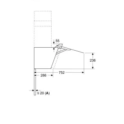 Liesituuletin Bosch Serie 4 DWK67FN60 60cm musta