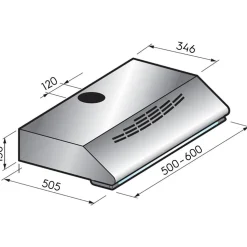 Liesituuletin Savo F-1206-W, 60cm, valkoinen